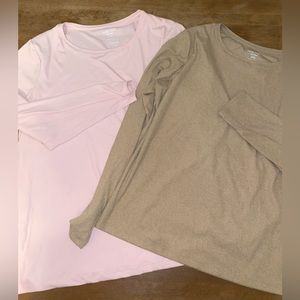 Basics Long Sleeve Shirt Ribbed 2 pack